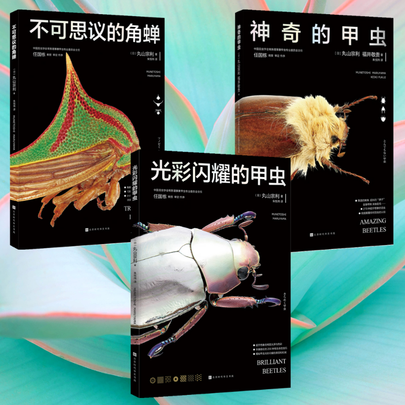 【不可思議的角蟬】+【神奇的甲蟲】+【光彩閃耀的甲蟲】（全彩塑封三冊）
