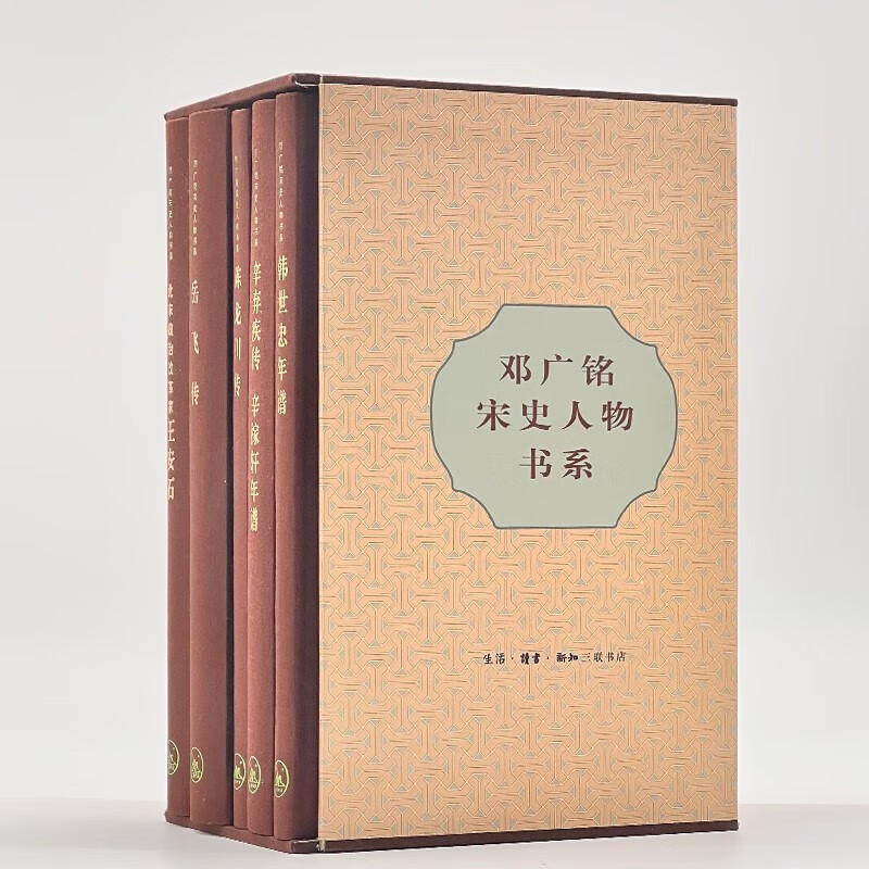 《鄧廣銘宋史人物書系-辛棄疾傳+韓世忠傳+陳龍川傳+岳飛傳+王安石傳》（套裝共5冊）