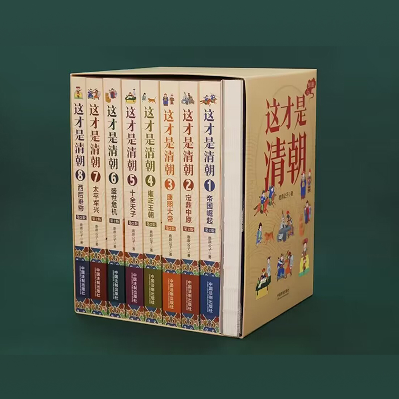 2023新書推薦：這才是清朝系列（全八冊）原價2550，限時優惠價：2200