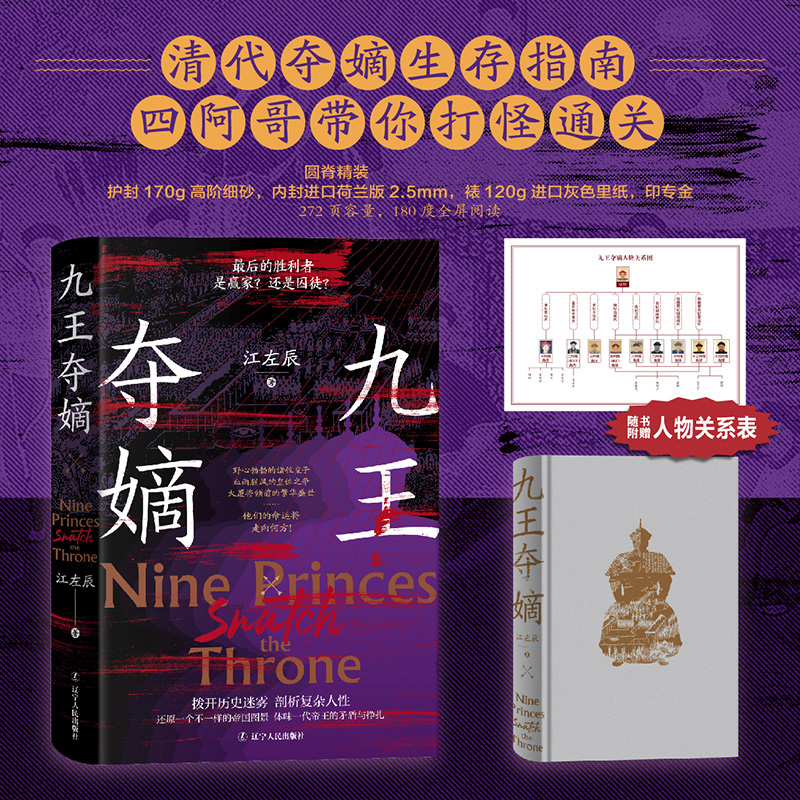 2024新書推薦:康熙傳+賜死年羹堯+九王奪嫡(全三冊) 2024新書推薦:康熙傳+賜死年羹堯+九王奪嫡(全三冊)
